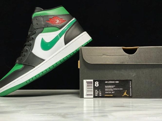 554724-067 Green Toe 1 Jordan Mid 1203
